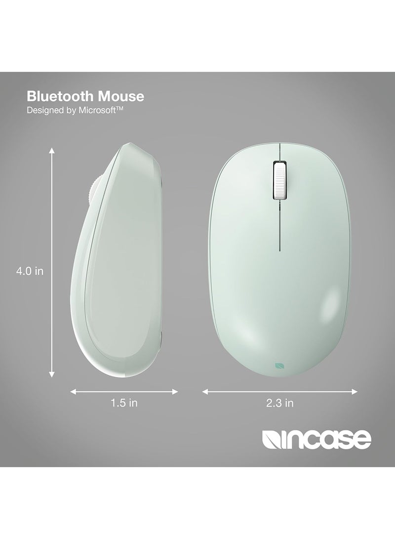 Microsoft Bluetooth Mouse – Designed by Microsoft – Compact & Sculpted for Comfort, 12-Month Battery Life, Fast-Tracking Sensors, Precision Navigation Across Multiple Surfaces, 1 AA Battery Mint  - Image 4