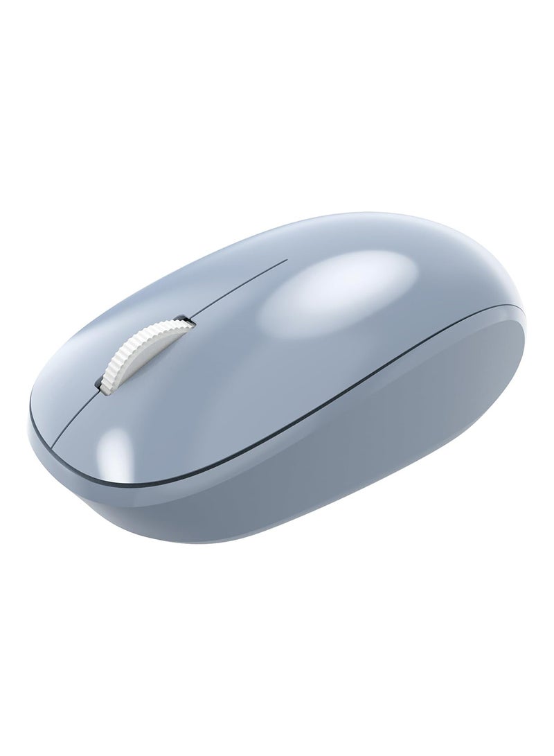 Microsoft Bluetooth Mouse – Designed by Microsoft – Compact & Sculpted for Comfort, 12-Month Battery Life, Fast-Tracking Sensors, Precision Navigation Across Multiple Surfaces, 1 AA Battery Pastel Blue  - Image 1