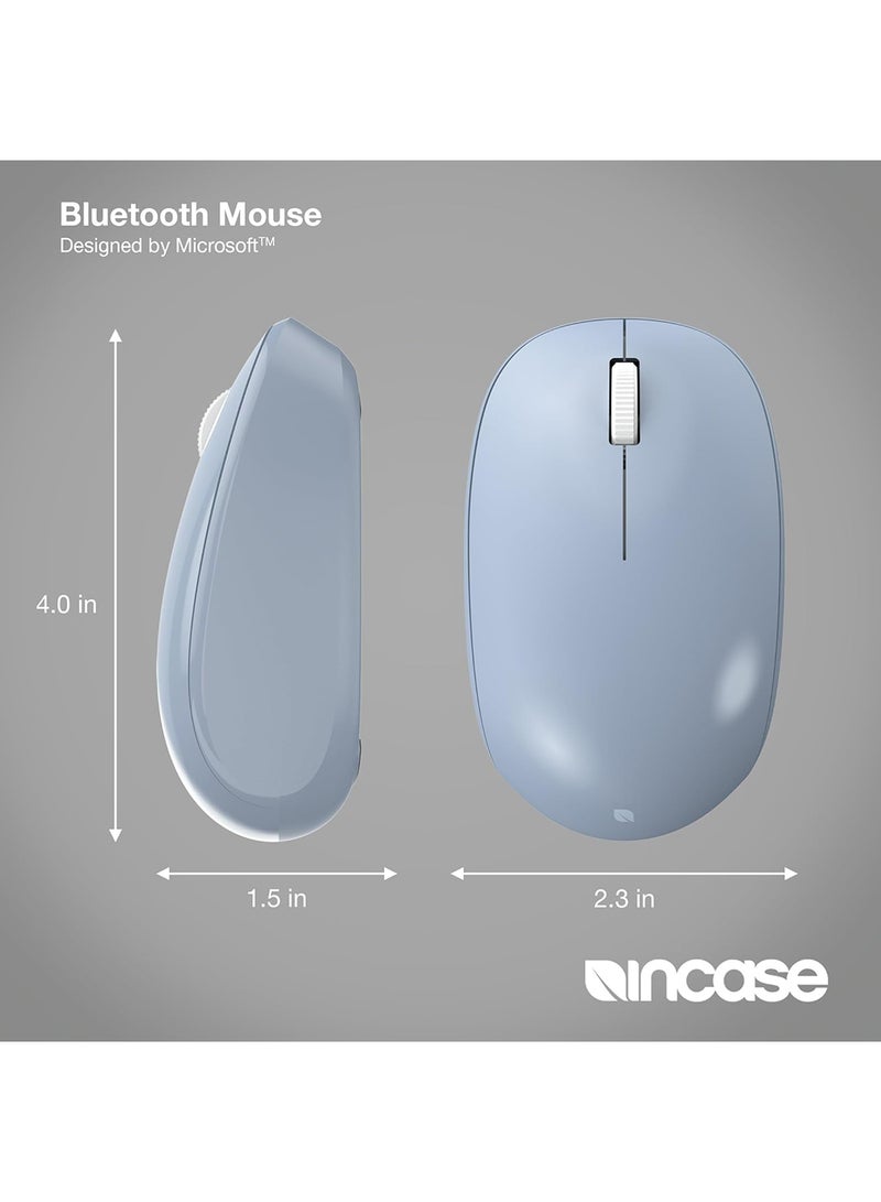 Microsoft Bluetooth Mouse – Designed by Microsoft – Compact & Sculpted for Comfort, 12-Month Battery Life, Fast-Tracking Sensors, Precision Navigation Across Multiple Surfaces, 1 AA Battery Pastel Blue  - Image 4