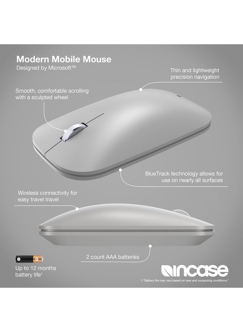Microsoft Designed by Microsoft Modern Mobile Mouse Platinum  - Image 2