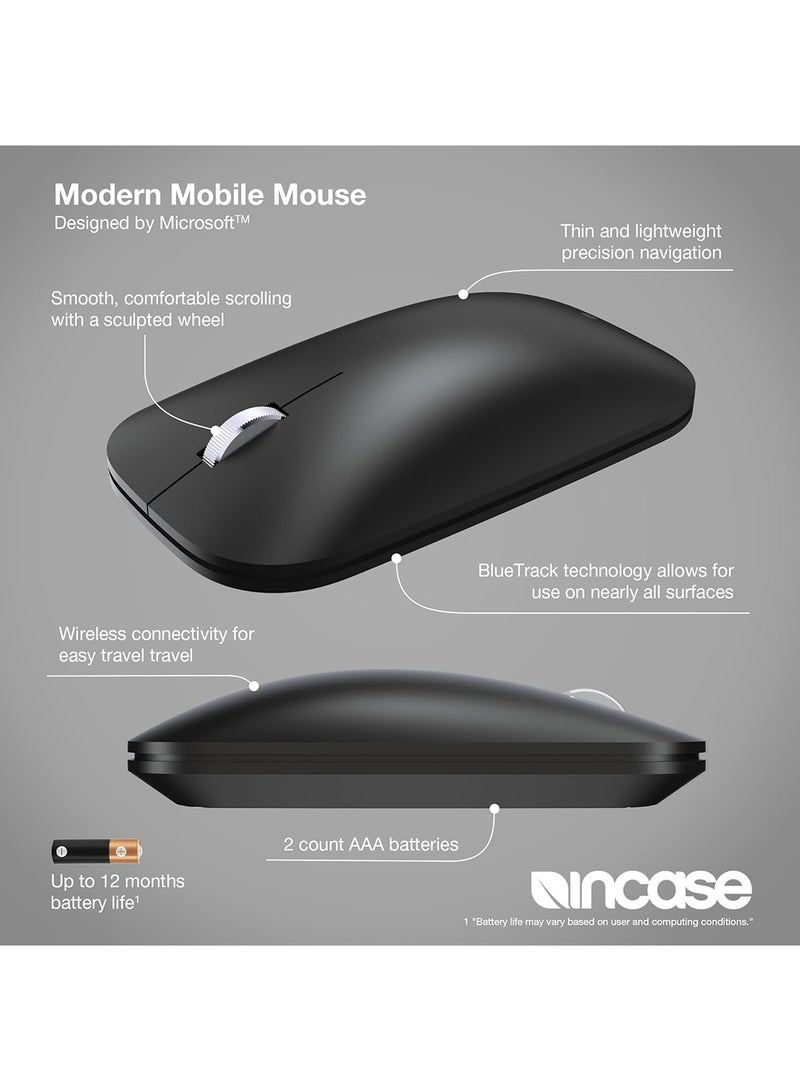 Microsoft Designed by Microsoft Modern Mobile Mouse Black  - Image 2