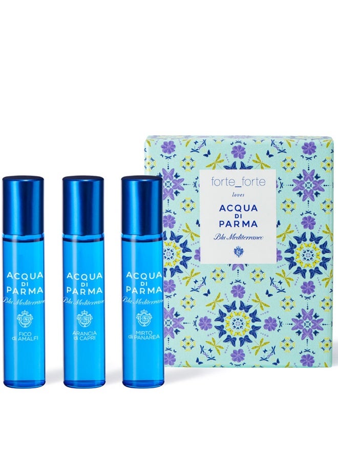 Acqua Di Parma Blu Mediterraneo Forte Special Edition (U) Discovery Set 3 X 12Ml (Mirto+Arancia+Fico) - Image 2