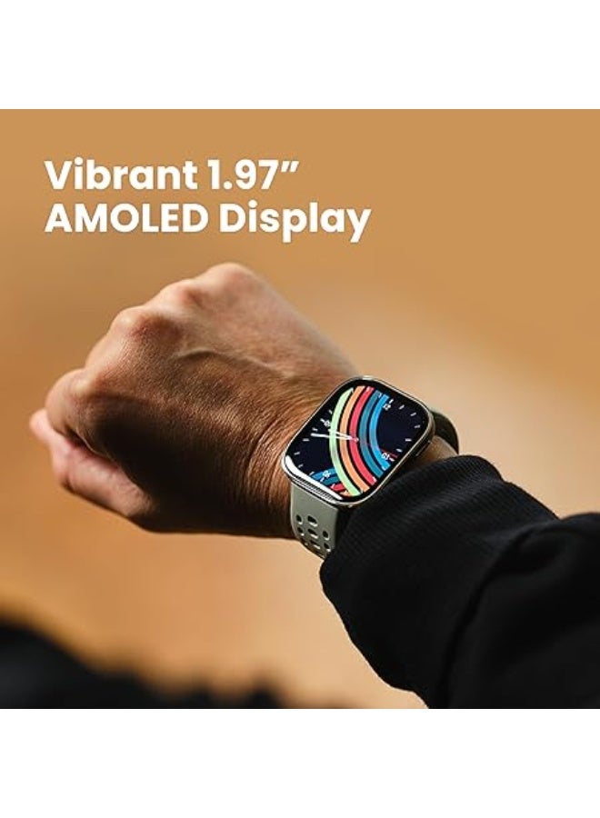 Bip 6 Smart Watch 46mm, 14 Day Battery, 1.97" AMOLED Display, GPS & Free Maps, AI, Bluetooth Call & Text, Health, Fitness & Sleep Tracker, 140+ Workout Modes, 5 ATM Water-Resistance Black