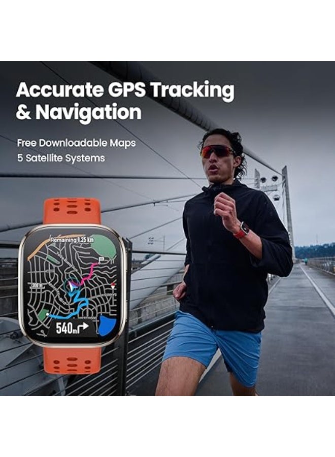 Amazfit Bip 6 Smart Watch 46mm, 14 Day Battery, 1.97" AMOLED Display, GPS & Free Maps, AI, Bluetooth Call & Text, Health, Fitness & Sleep Tracker, 140+ Workout Modes, 5 ATM Water-Resistance Black  - Image 4