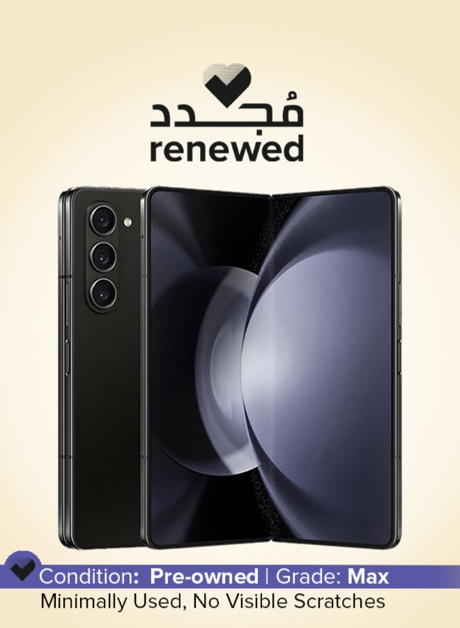 Samsung Renewed - Galaxy Z Fold 5 Phantom Black 12GB RAM 512GB 5G - International Version - Image 1