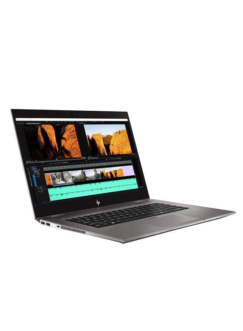 HP RENEWED - LAPTOP HP ZBOOK STUDIO 15 G5 - CPU INTEL CORE I7-9850H - RAM 16 GB DDR4 - HARD 512 GB SSD M.2 NVMe - VGA NVIDIA QUADRO P1000 4 GB DDR5 - 15.6'' INCH LED FULL HD IPS SCREEN - English/Arabic Grey English/Arabic grey  - Image 4