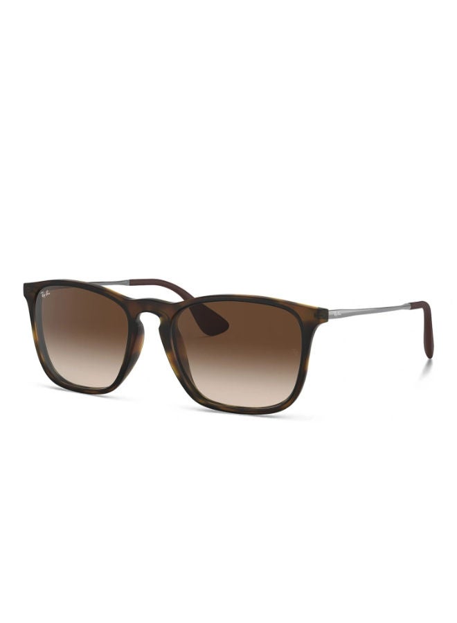 راي بان Men's Full Rim Square Sunglasses 4187, 54, 856, 13  - Image 2