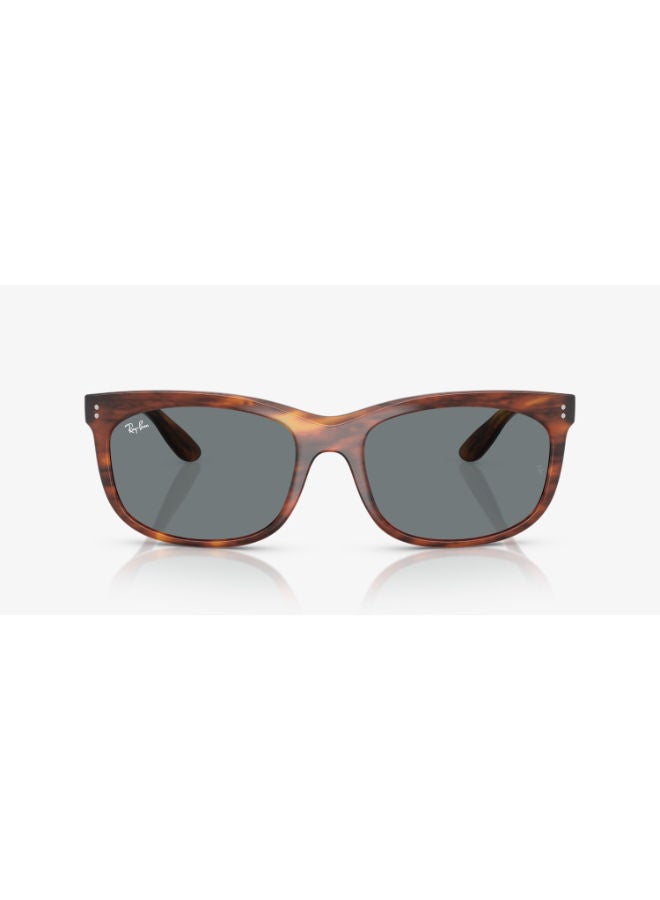 راي بان Men's Full Rim Rectangular Sunglasses 2389, 57, 954, 62  - Image 1