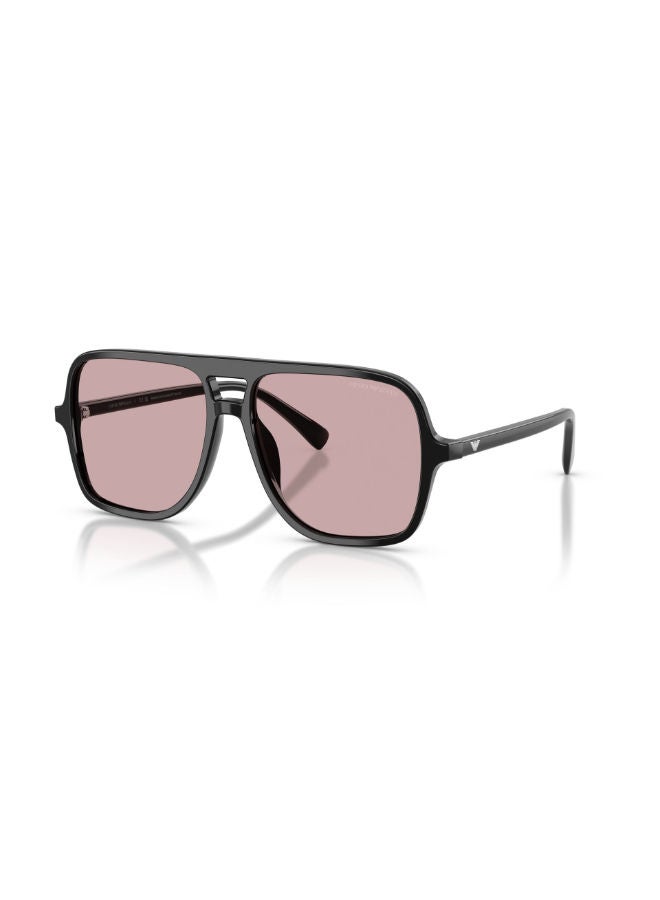 امبوريو ارماني Women's Full Rim Square Sunglasses 4252U, 57, 5017, 73  - Image 2