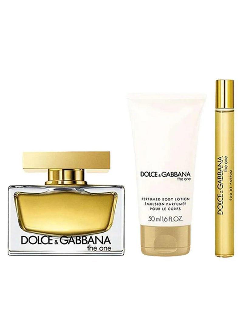 دولتشي آند غابانا مجموعة هدية واحدة للنساء عطر ماء بارفان + عطر + لوشن للجسم - Image 2