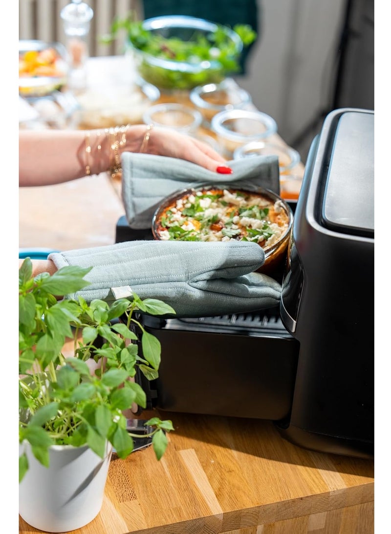 PYREX Air Fryer Round Dish 1L – Heat-Resistant Glass Bakeware for Healthy Cooking 1Liters - Image 5