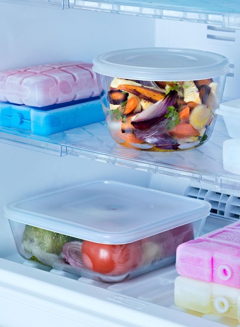 PYREX Cook & Freeze Round Dish with Plastic Lid 1.6L – Multi-Functional Glass Bakeware for Healthy Meal Prep & Storage 1.6Liters - Image 5