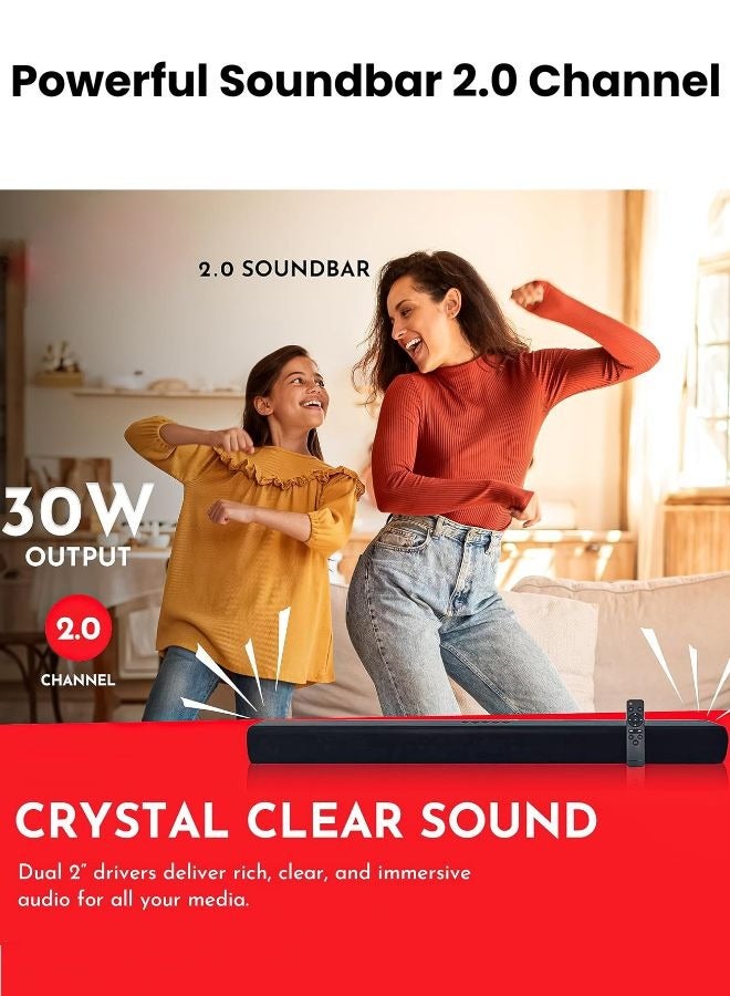 إل جي 65-Inch NANO75 4K UHD Smart TV with α5 Gen5 AI Processor & Active HDR + 2.0 Channel Bluetooth Soundbar – Home Theater Combo for Stunning Picture & Powerful Sound 65NANO75SQA+Soundbar Black - Image 4