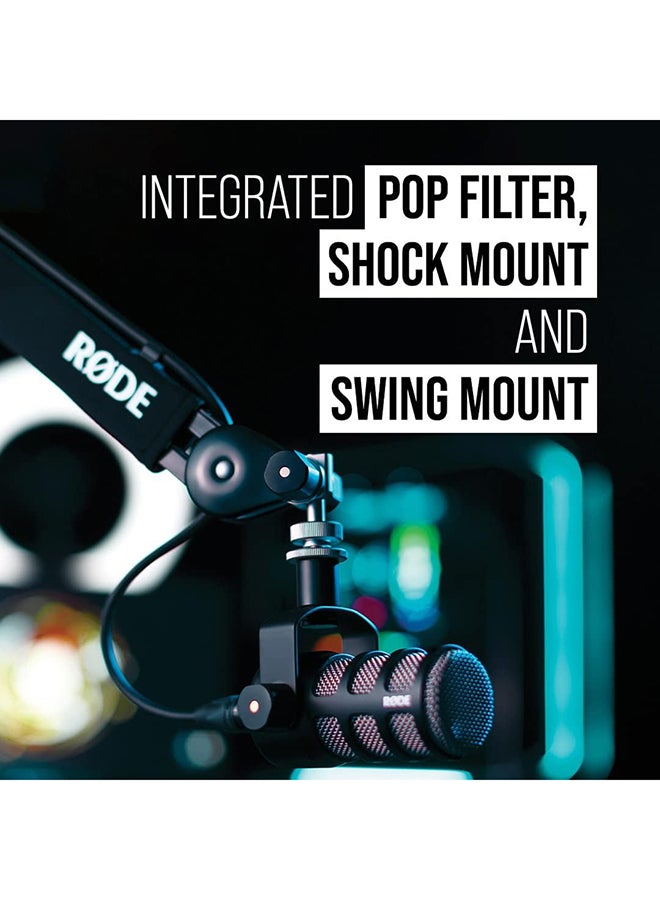 RODE Renewed - Podmic Dynamic Microphone PODMIC Grey/Black  - Image 5