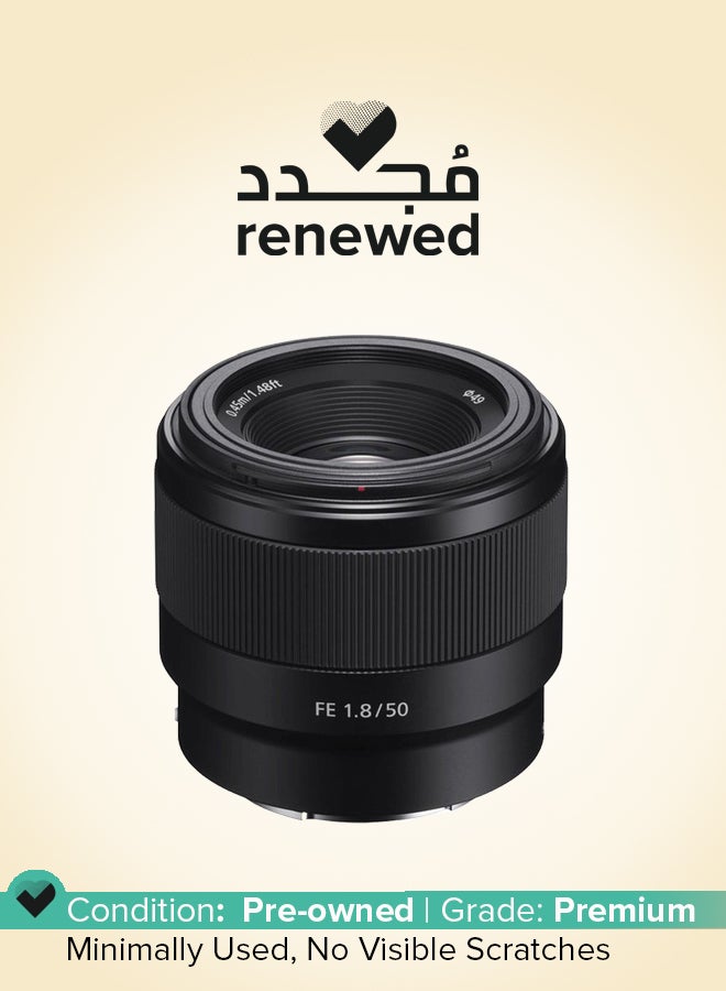 Sony Renewed - FE 50mm F1.8 Compact Lightweight black - Image 1