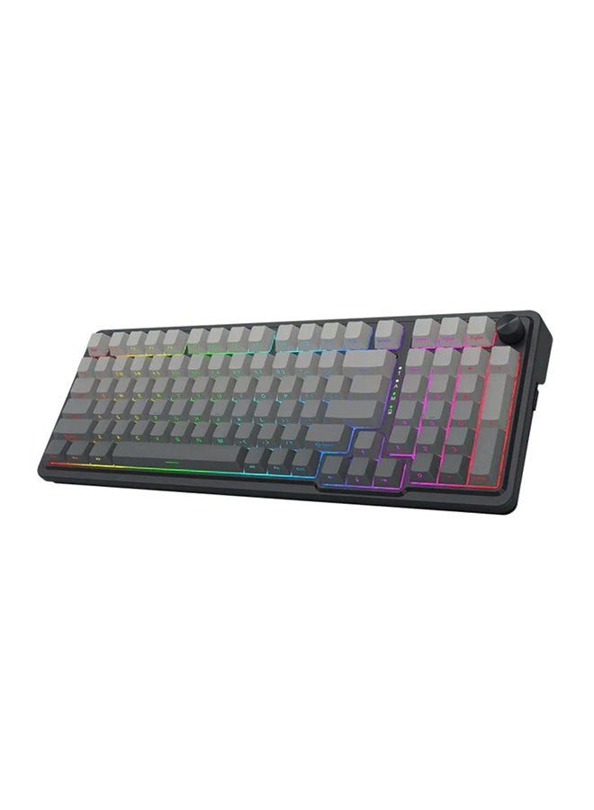 REDRAGON K686 PRO 98 Keys Wireless Gasket RGB Gaming Keyboard, 3-Mode PBT Mechanical Keyboard w/Hot-Swap South-Facing RGB Socket, Dedicated Knob Control & 5-Layer Noise Dampening, Gradient PBT Keycaps - Image 3