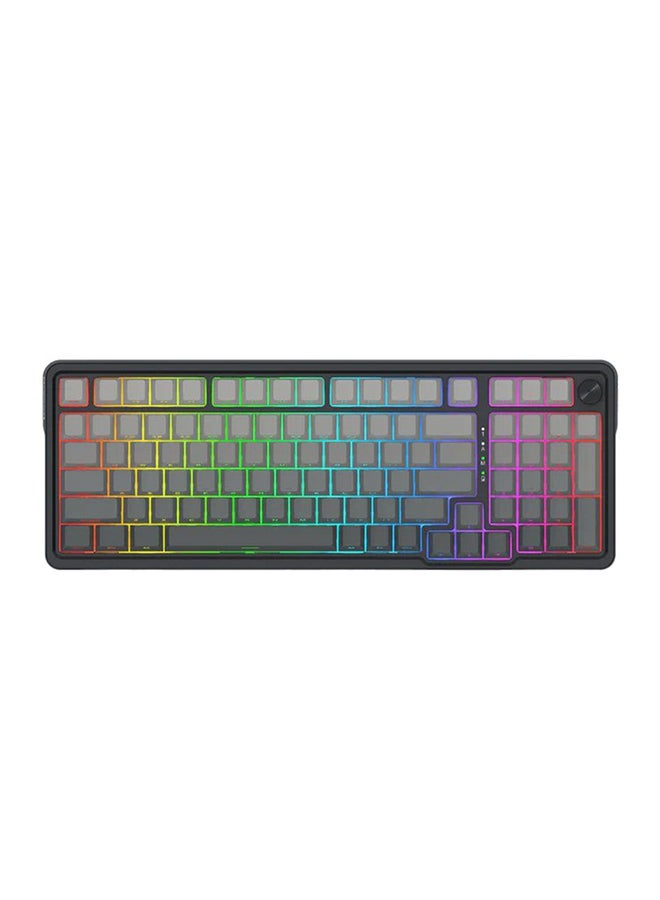 REDRAGON K686 PRO 98 Keys Wireless Gasket RGB Gaming Keyboard, 3-Mode PBT Mechanical Keyboard w/Hot-Swap South-Facing RGB Socket, Dedicated Knob Control & 5-Layer Noise Dampening, Gradient PBT Keycaps - Image 1