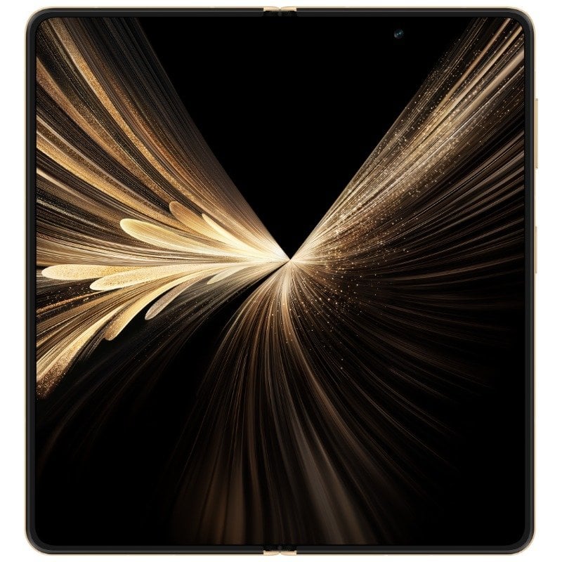 Honor Magic V5 Foldable Smartphone (1TB 16GB RAM) Dawn Gold NFC |Chinese Spec |6100mAh Battery 66W wired Charge | Snapdragon 8 Elite (3 nm) AMOLED 120Hz 7.95" | YOYO AI assistant, AI Ecosystem event | 4.1mm thickness | Android 15, MagicOS 9 | with Google Play Support
