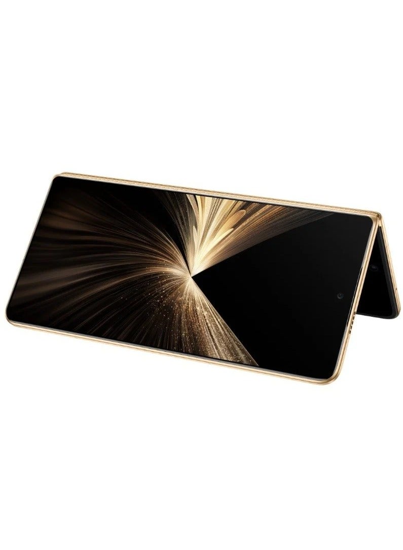 Honor Magic V5 Foldable Smartphone (1TB 16GB RAM) Dawn Gold NFC |Chinese Spec |6100mAh Battery 66W wired Charge | Snapdragon 8 Elite (3 nm) AMOLED 120Hz 7.95" | YOYO AI assistant, AI Ecosystem event | 4.1mm thickness | Android 15, MagicOS 9 | with Google Play Support