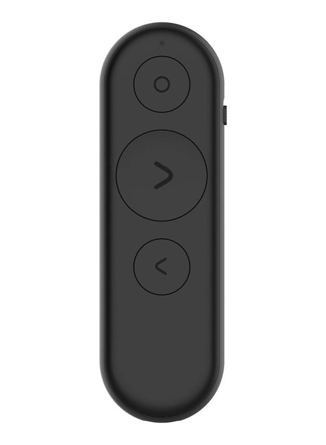 Lenovo Portable Rechargeable Presentation Remote, Wireless, Bluetooth, Digital Pointer, Lightweight, 30M Range Black  - Image 1