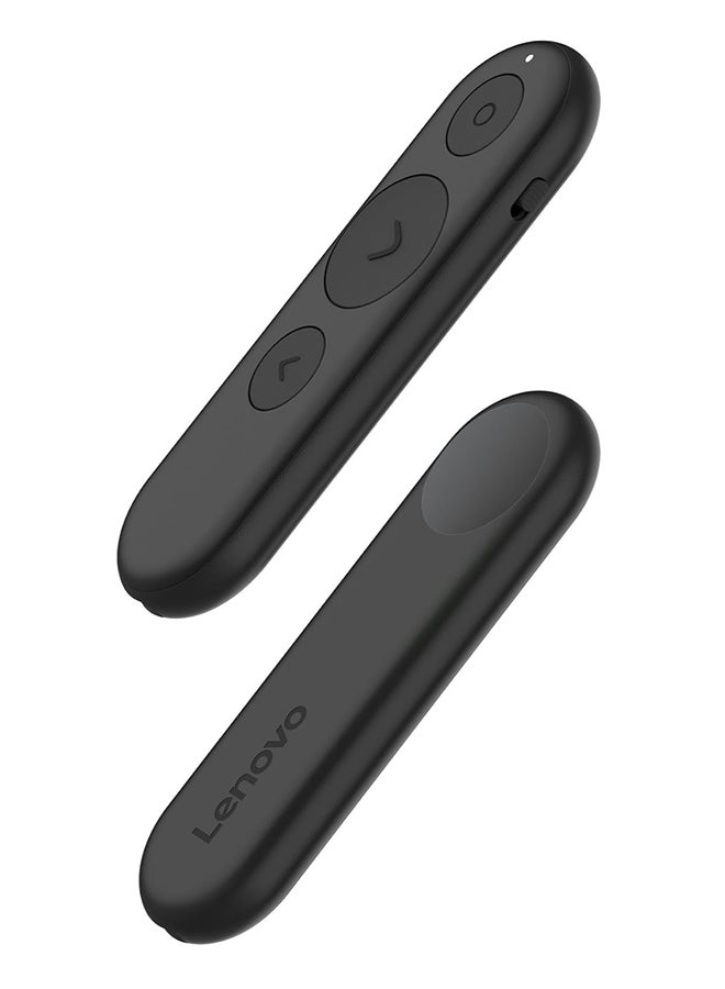 Lenovo Portable Rechargeable Presentation Remote, Wireless, Bluetooth, Digital Pointer, Lightweight, 30M Range Black  - Image 4