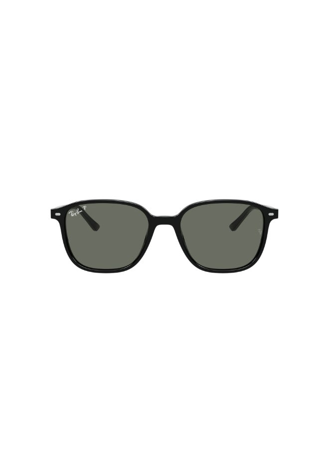 راي بان RB2193 901/58 Unisex Full Rim Polarized Square Sunglasses - Lens Size: 53 mm - Image 1