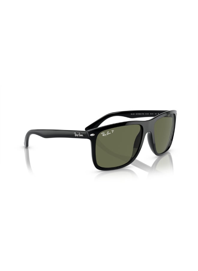 Ray-Ban RB4547 601/58 Unisex Full Rim Polarized Square Sunglasses - Lens Size: 60 mm  - Image 3