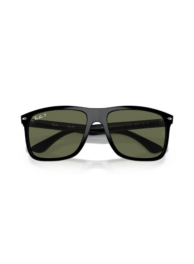 Ray-Ban RB4547 601/58 Unisex Full Rim Polarized Square Sunglasses - Lens Size: 60 mm  - Image 5