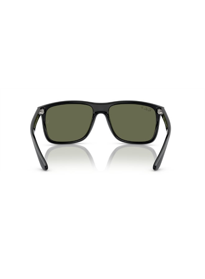 Ray-Ban RB4547 601/58 Unisex Full Rim Polarized Square Sunglasses - Lens Size: 60 mm  - Image 4