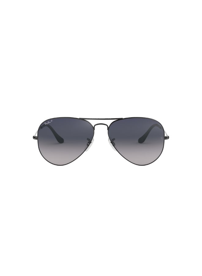 Ray-Ban RB3025 004/78 Unisex Full Rim Polarized Pilot Sunglasses - Lens Size: 62 mm  - Image 1