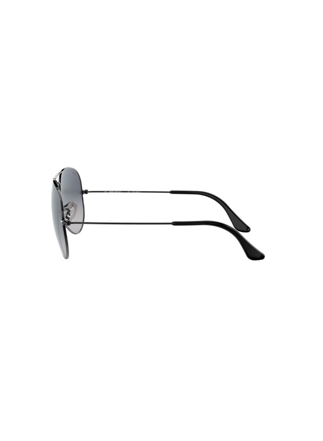 Ray-Ban RB3025 004/78 Unisex Full Rim Polarized Pilot Sunglasses - Lens Size: 62 mm  - Image 4