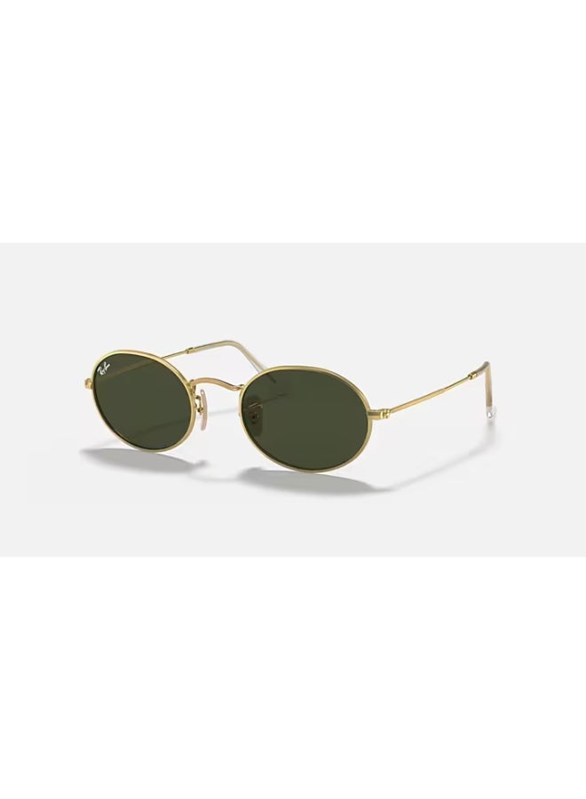 راي بان RB3547 001/31 Unisex Full Rim Oval Sunglasses - Lens Size: 54 mm - Image 1