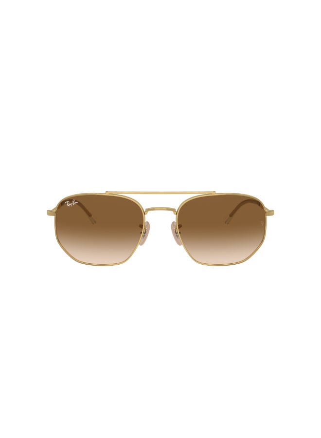 Ray-Ban RB3707 001/51 Unisex Full Rim Irregular Sunglasses - Lens Size: 57 mm  - Image 1