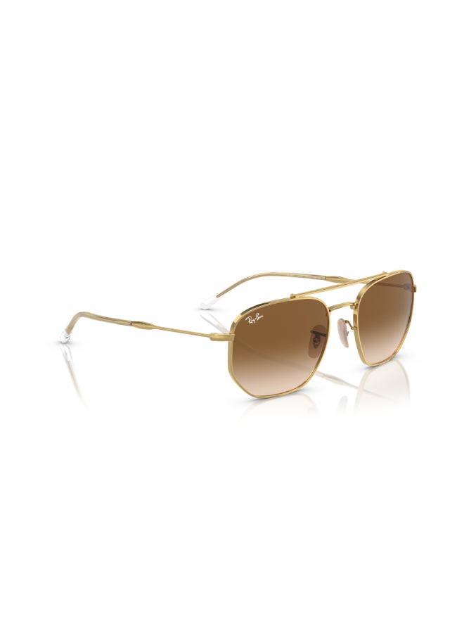 Ray-Ban RB3707 001/51 Unisex Full Rim Irregular Sunglasses - Lens Size: 57 mm  - Image 3