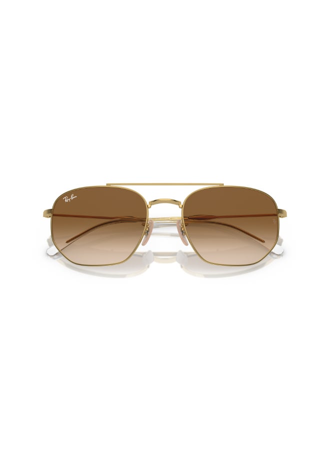 Ray-Ban RB3707 001/51 Unisex Full Rim Irregular Sunglasses - Lens Size: 57 mm  - Image 5
