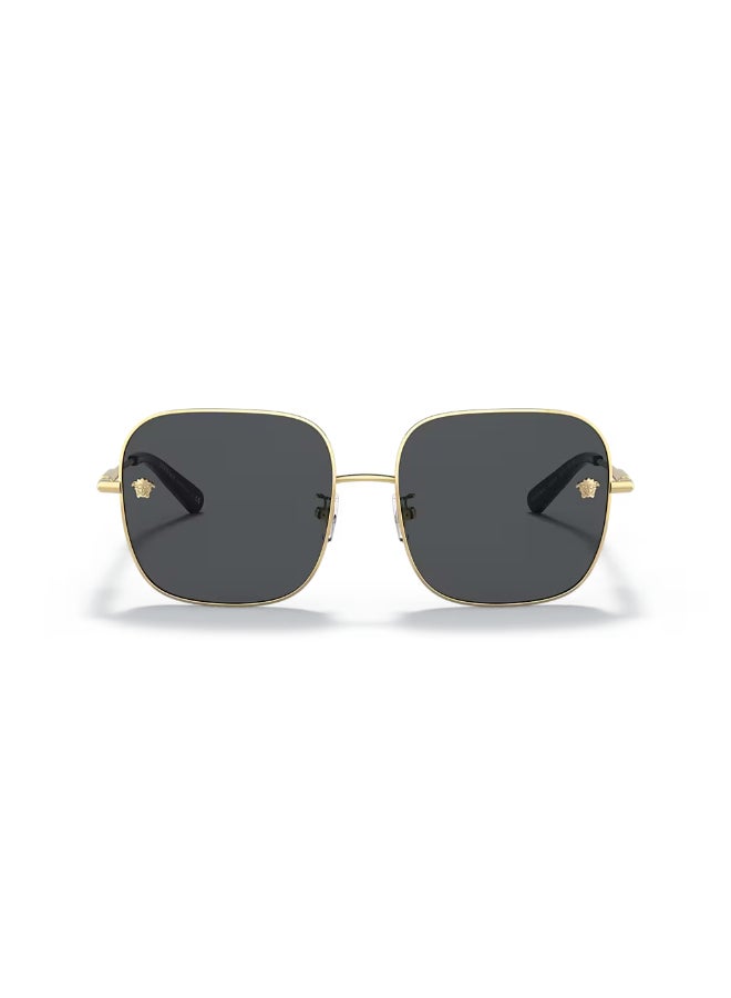 VERSACE Girls' VE2246D 100287 Women's Full Rim Square Sunglasses - Image 3