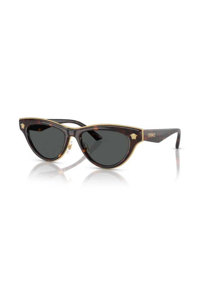 VERSACE Women's VE2273 108/87 Women's's Full Rim Cat Eye Sunglasses  - Image 1