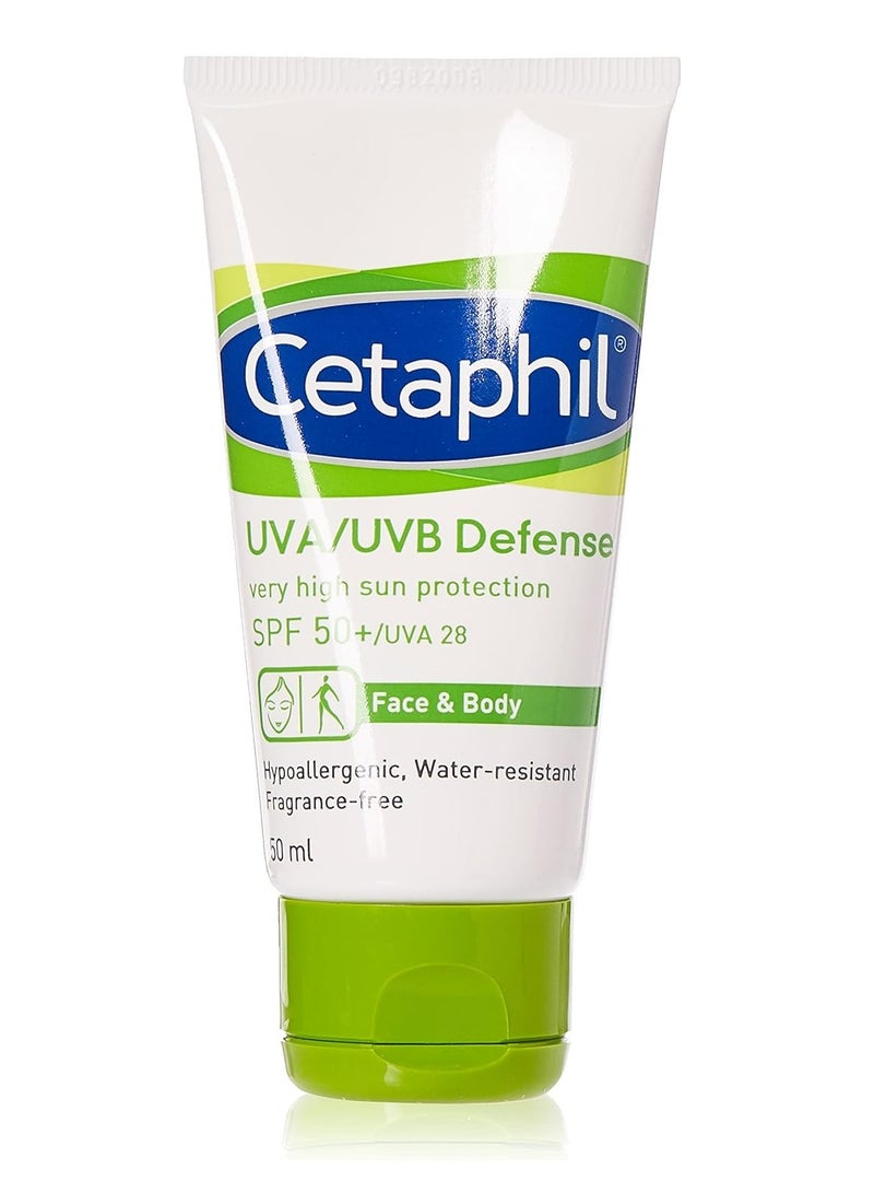 Cetaphil Cetaphil UVA/UVB Defense Cream SPF 50+ 50ml - Image 1