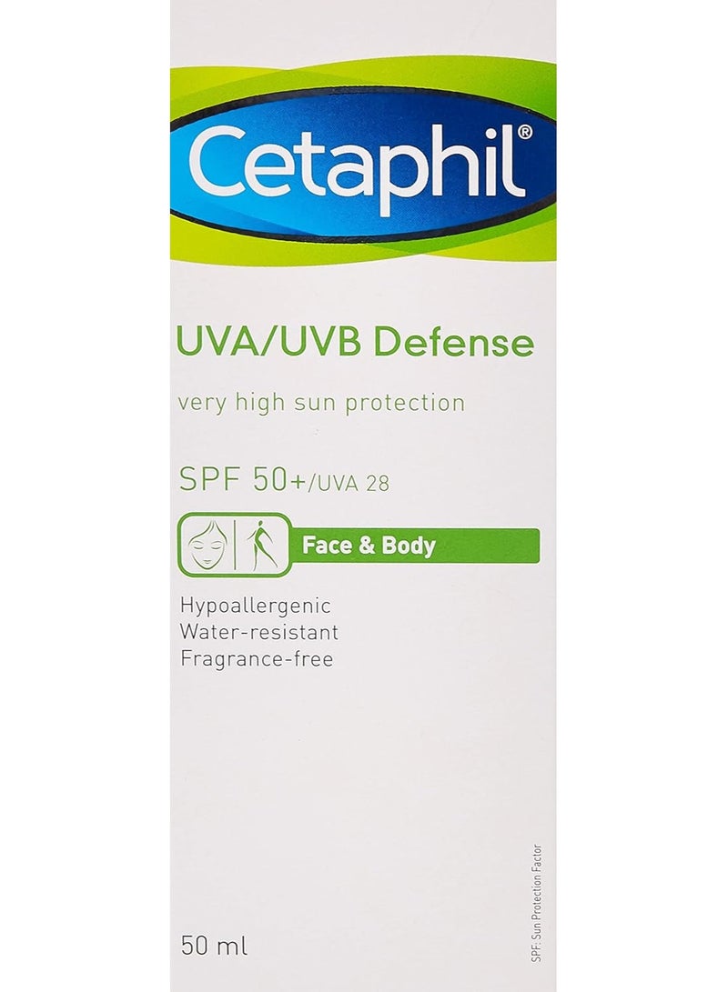 Cetaphil Cetaphil UVA/UVB Defense Cream SPF 50+ 50ml - Image 2