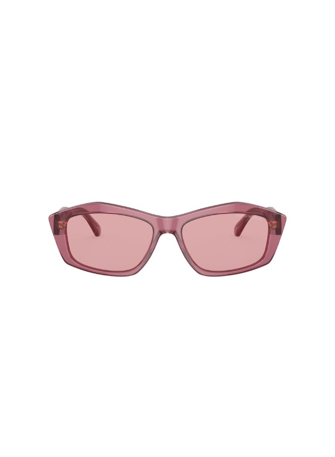 امبوريو ارماني Women's EA 4187 554484 Women's's Full Rim Rectangular Sunglasses  - Image 1