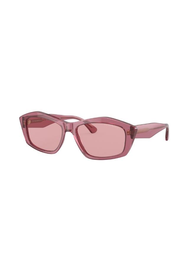 امبوريو ارماني Women's EA 4187 554484 Women's's Full Rim Rectangular Sunglasses  - Image 2