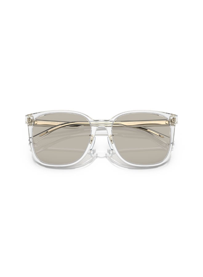 امبوريو ارماني Boys' EA 4206D 5893/3 Men's Full Rim Square Sunglasses - Image 4