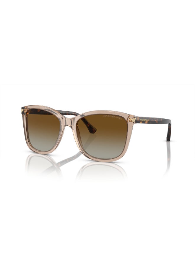 امبوريو ارماني Women's EA 4060 5850T5 Women's's Full Rim Polarized Square Sunglasses  - Image 1