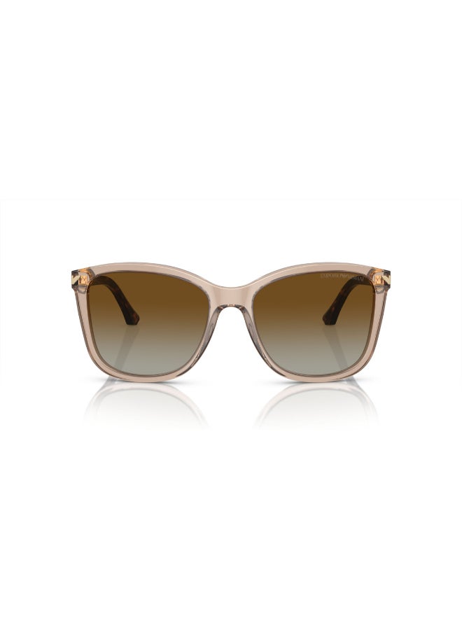 امبوريو ارماني Women's EA 4060 5850T5 Women's's Full Rim Polarized Square Sunglasses  - Image 3