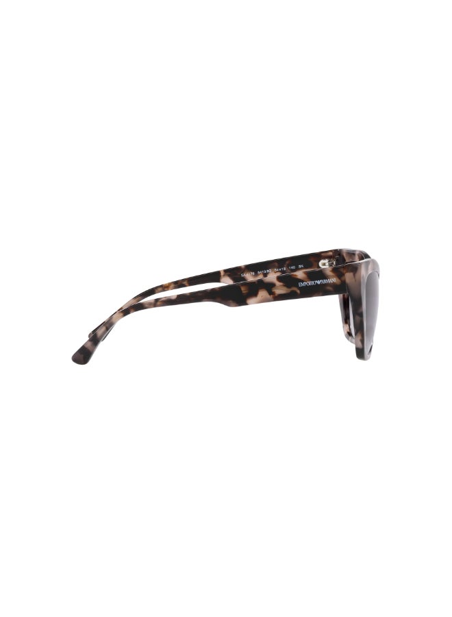 Girls' EA 4176 54108G Women's's Full Rim Cat Eye Sunglasses