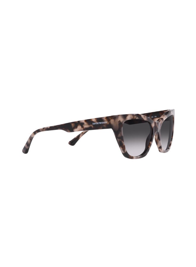 Girls' EA 4176 54108G Women's's Full Rim Cat Eye Sunglasses