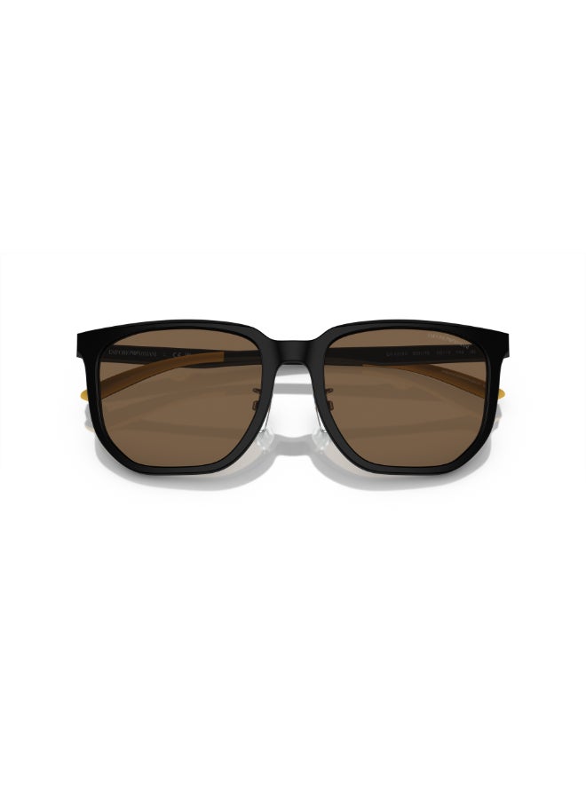 امبوريو ارماني Boys' EA 4215D 500173 Men's Full Rim Square Sunglasses - Image 4