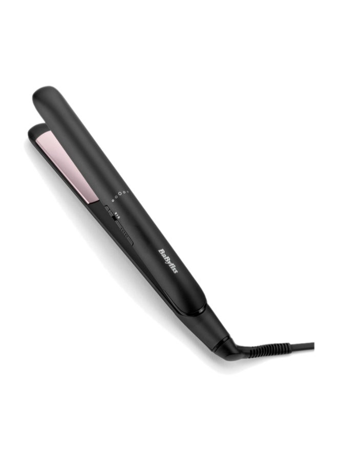 BaByliss Smooth Ceramic Hair Straightener with 200°C High Heat | Fast Heat-Up | Lightweight Design | Floating Plates for Sleek and Shiny Styling – For All Hair Types - ST241SDE black - Image 4