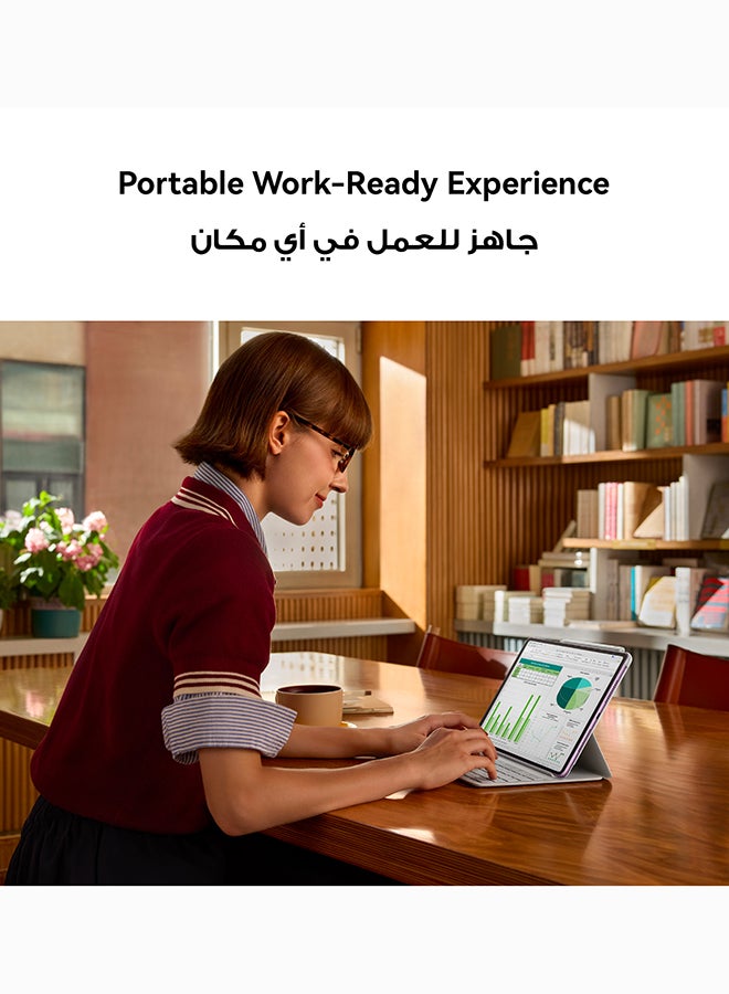 هواوي جهاز MatePad 11.5 2025 اللوحي إصدار PaperMatte باللون الرمادي الفضائي، مزود بخاصية WiFi وذاكرة وصول عشوائي (RAM) سعة 8 جيجابايت وذاكرة تخزين داخلية سعة 256 جيجابايت، إصدار الشرق الأوسط، مع قلم M-pen مجاني وحقيبة ظهر - Image 5