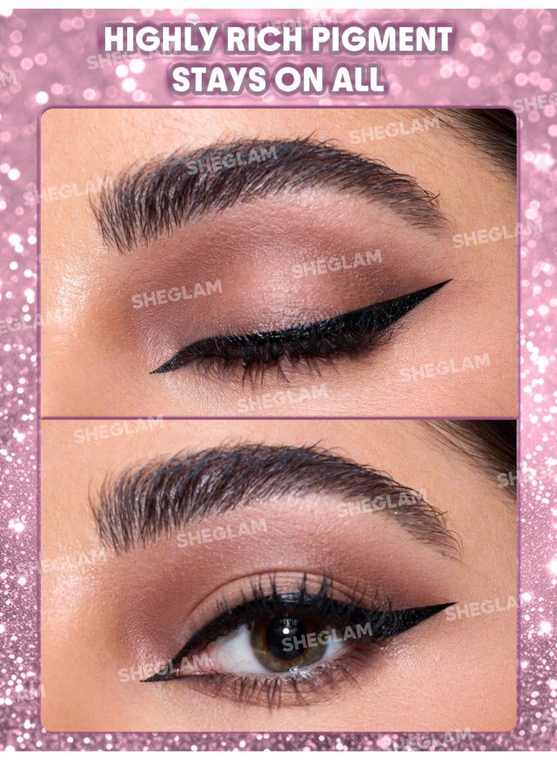 SHEGLAM Rose Line & Define Waterproof Liquid Eyeliner black - Image 2